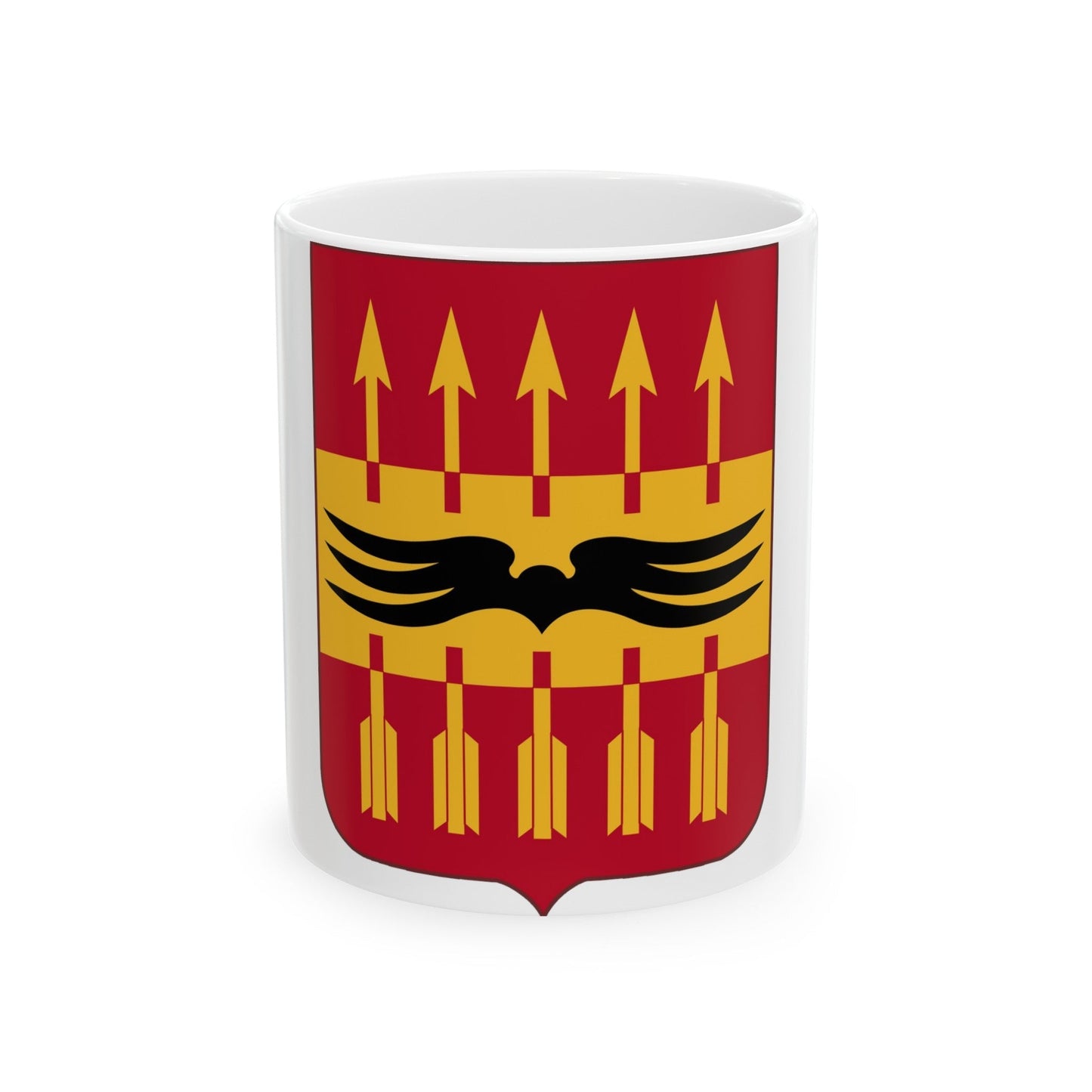 195th Antiaircraft Artillery Battalion v2 (U.S. Army) White Coffee Mug-11oz-The Sticker Space