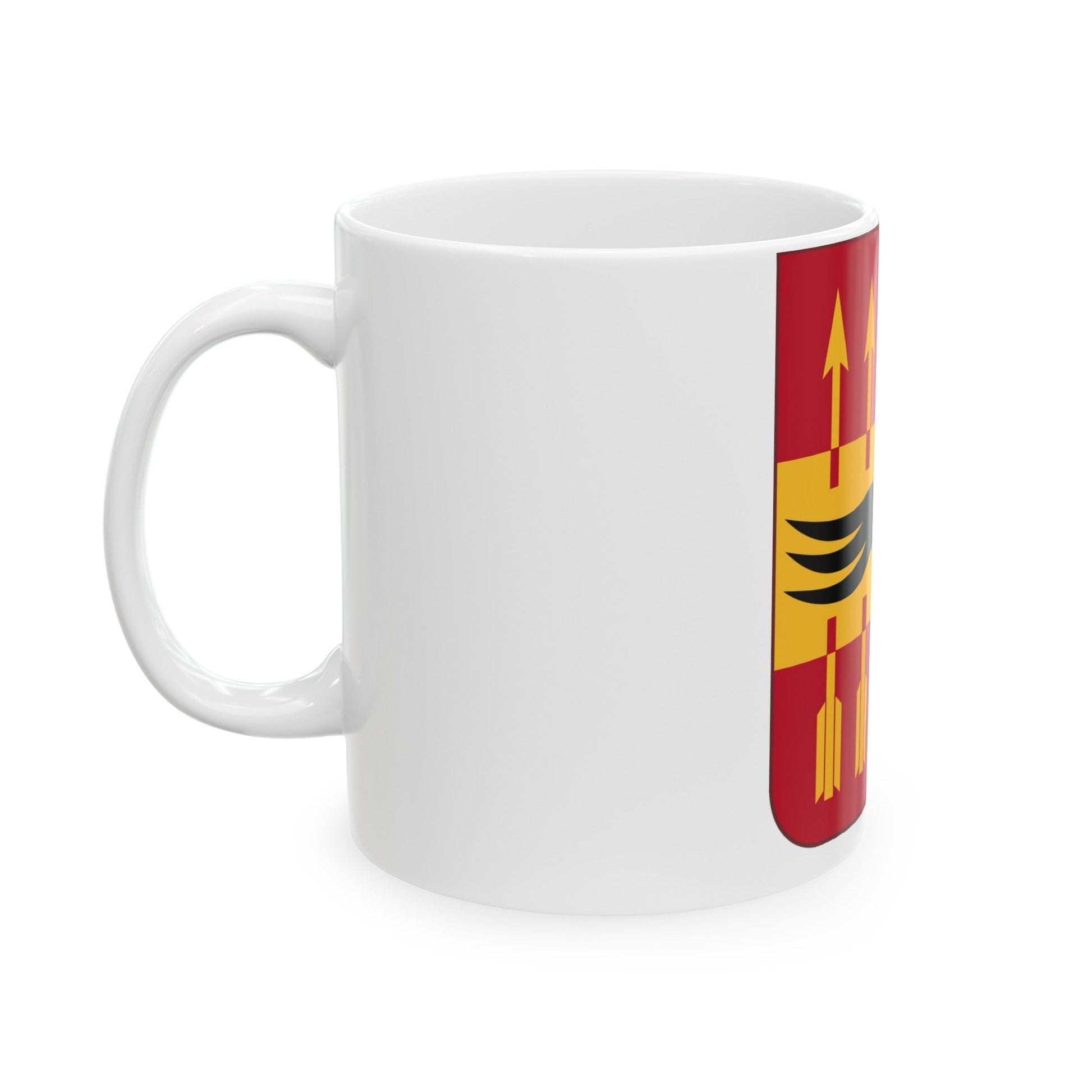 195th Antiaircraft Artillery Battalion v2 (U.S. Army) White Coffee Mug-The Sticker Space