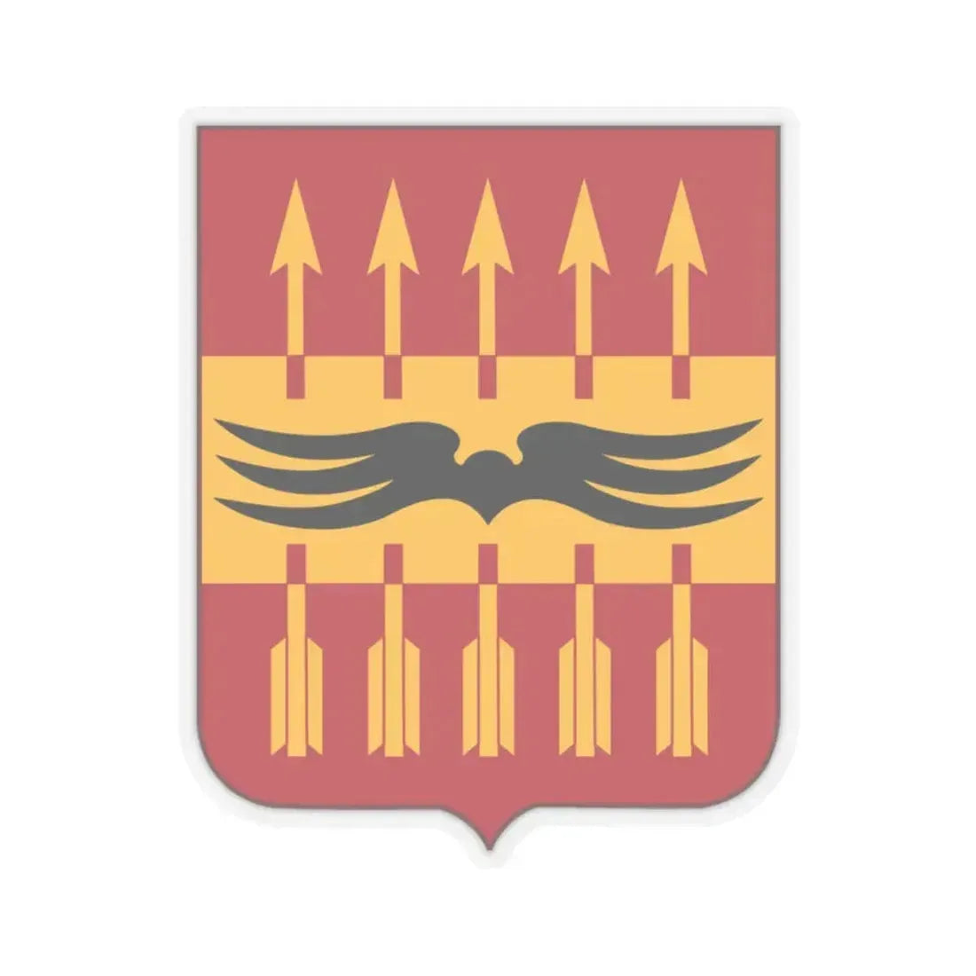 195th Antiaircraft Artillery Battalion v2 (U.S. Army) STICKER Vinyl Kiss-Cut Decal 2 Inch Transparent - The Sticker Space