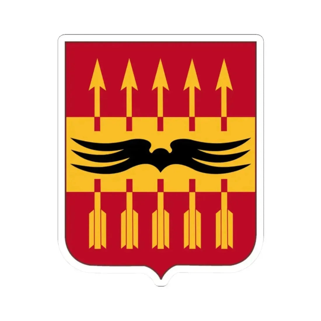 195th Antiaircraft Artillery Battalion v2 (U.S. Army) STICKER Vinyl Kiss-Cut Decal 2 Inch White - The Sticker Space