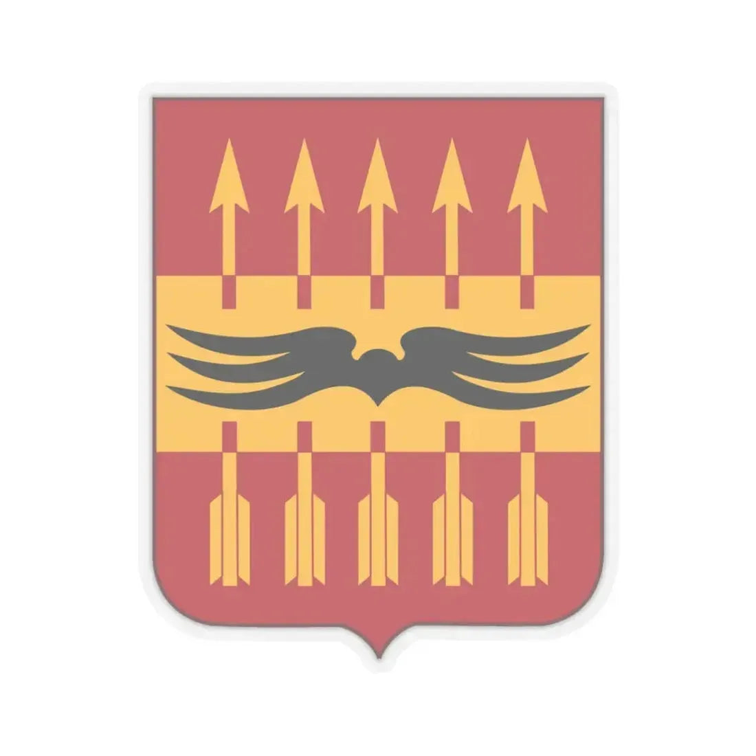 195th Antiaircraft Artillery Battalion v2 (U.S. Army) STICKER Vinyl Kiss-Cut Decal 3 Inch Transparent - The Sticker Space