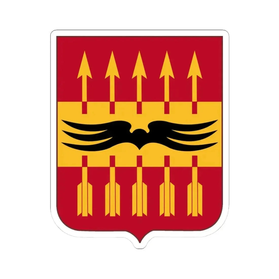 195th Antiaircraft Artillery Battalion v2 (U.S. Army) STICKER Vinyl Kiss-Cut Decal 3 Inch White - The Sticker Space