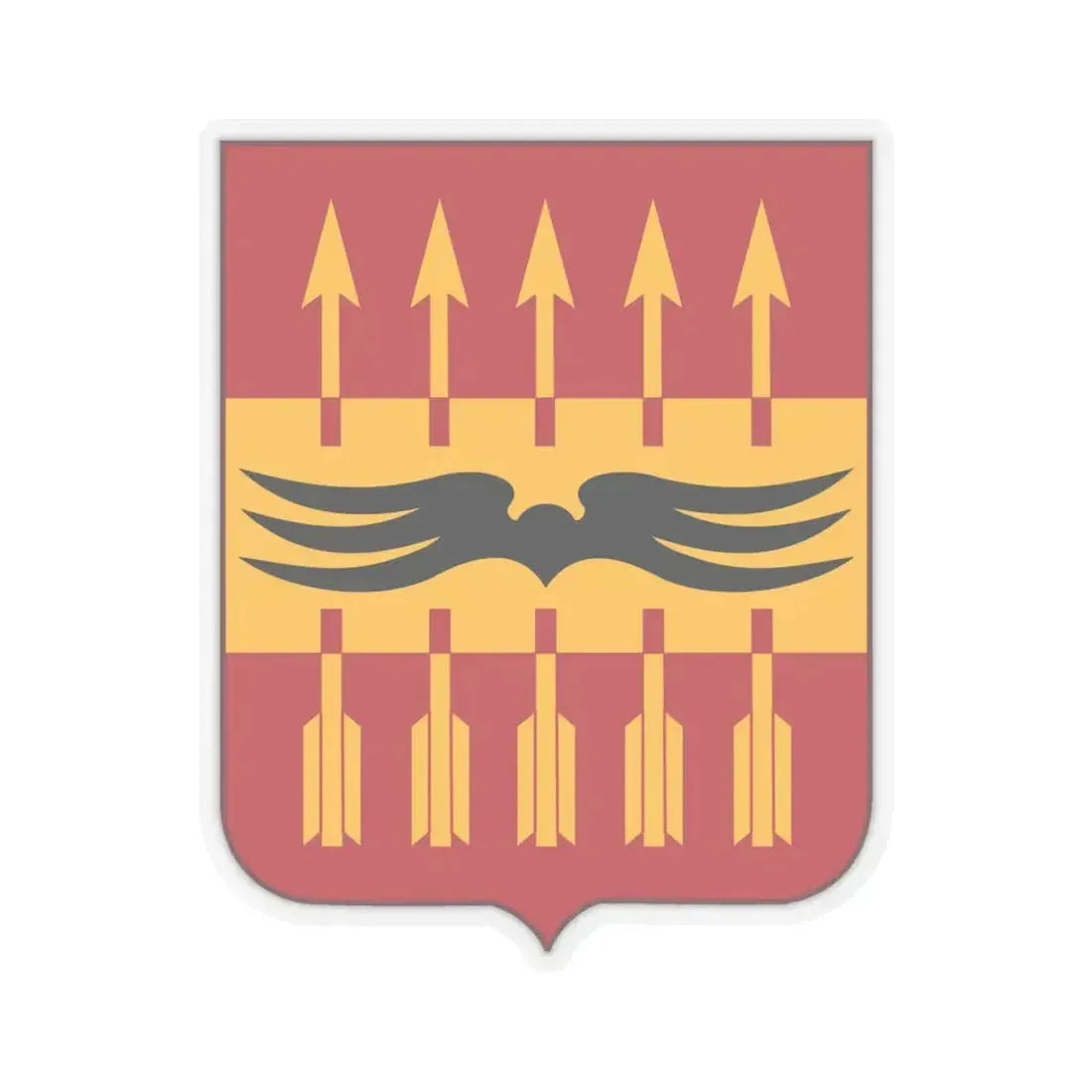 195th Antiaircraft Artillery Battalion v2 (U.S. Army) STICKER Vinyl Kiss-Cut Decal 6 Inch Transparent - The Sticker Space