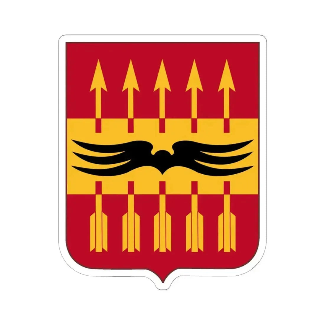 195th Antiaircraft Artillery Battalion v2 (U.S. Army) STICKER Vinyl Kiss-Cut Decal 6 Inch White - The Sticker Space