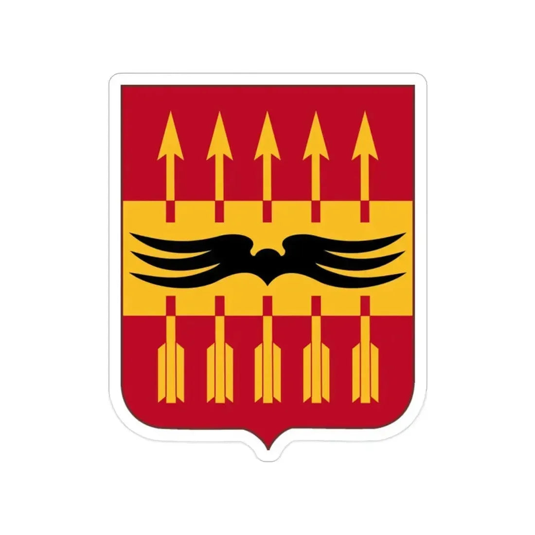 195th Antiaircraft Artillery Battalion v2 (U.S. Army) Transparent STICKER Die-Cut Vinyl Decal 2 Inch - The Sticker Space