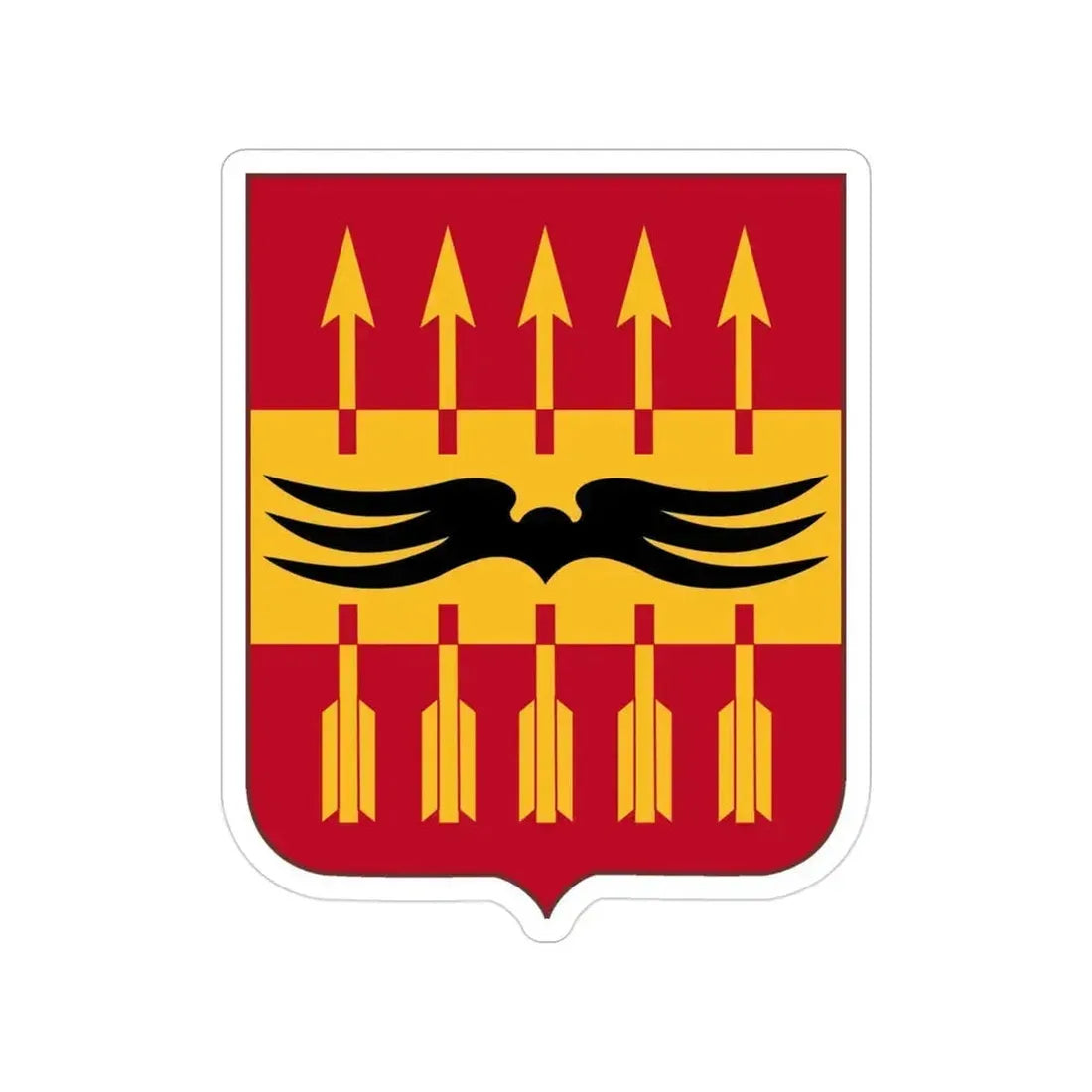 195th Antiaircraft Artillery Battalion v2 (U.S. Army) Transparent STICKER Die-Cut Vinyl Decal 3 Inch - The Sticker Space