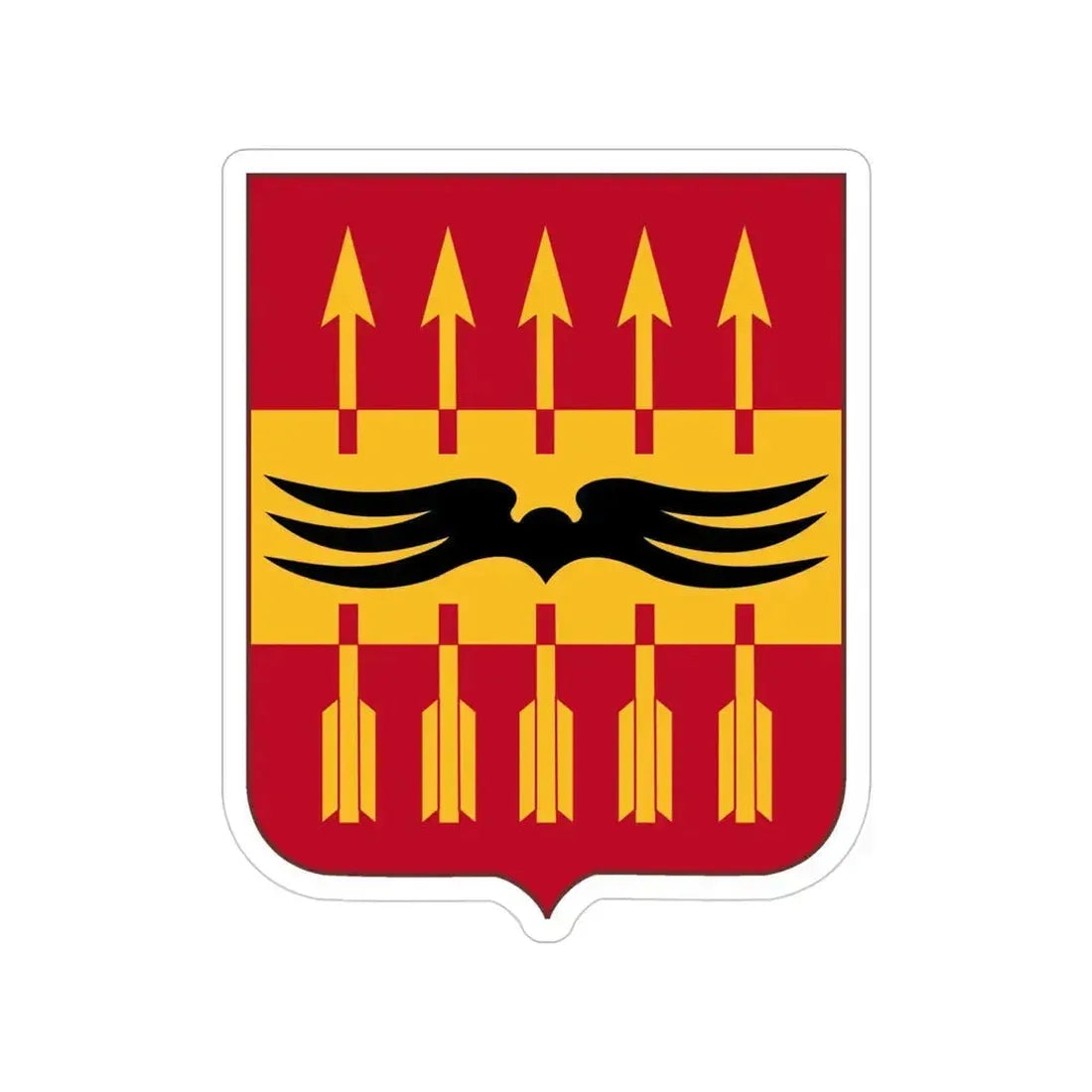 195th Antiaircraft Artillery Battalion v2 (U.S. Army) Transparent STICKER Die-Cut Vinyl Decal 4 Inch - The Sticker Space