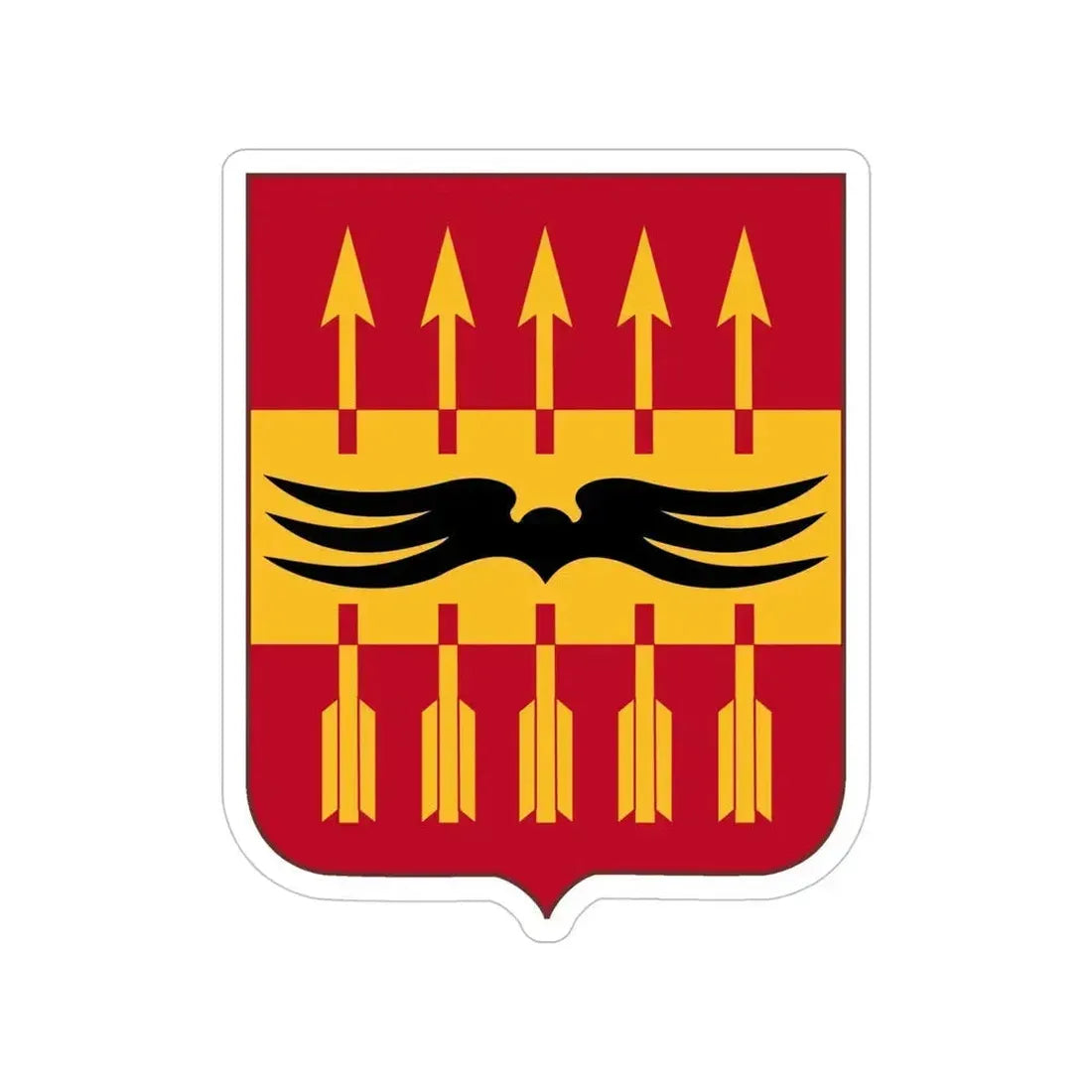 195th Antiaircraft Artillery Battalion v2 (U.S. Army) Transparent STICKER Die-Cut Vinyl Decal 5 Inch - The Sticker Space