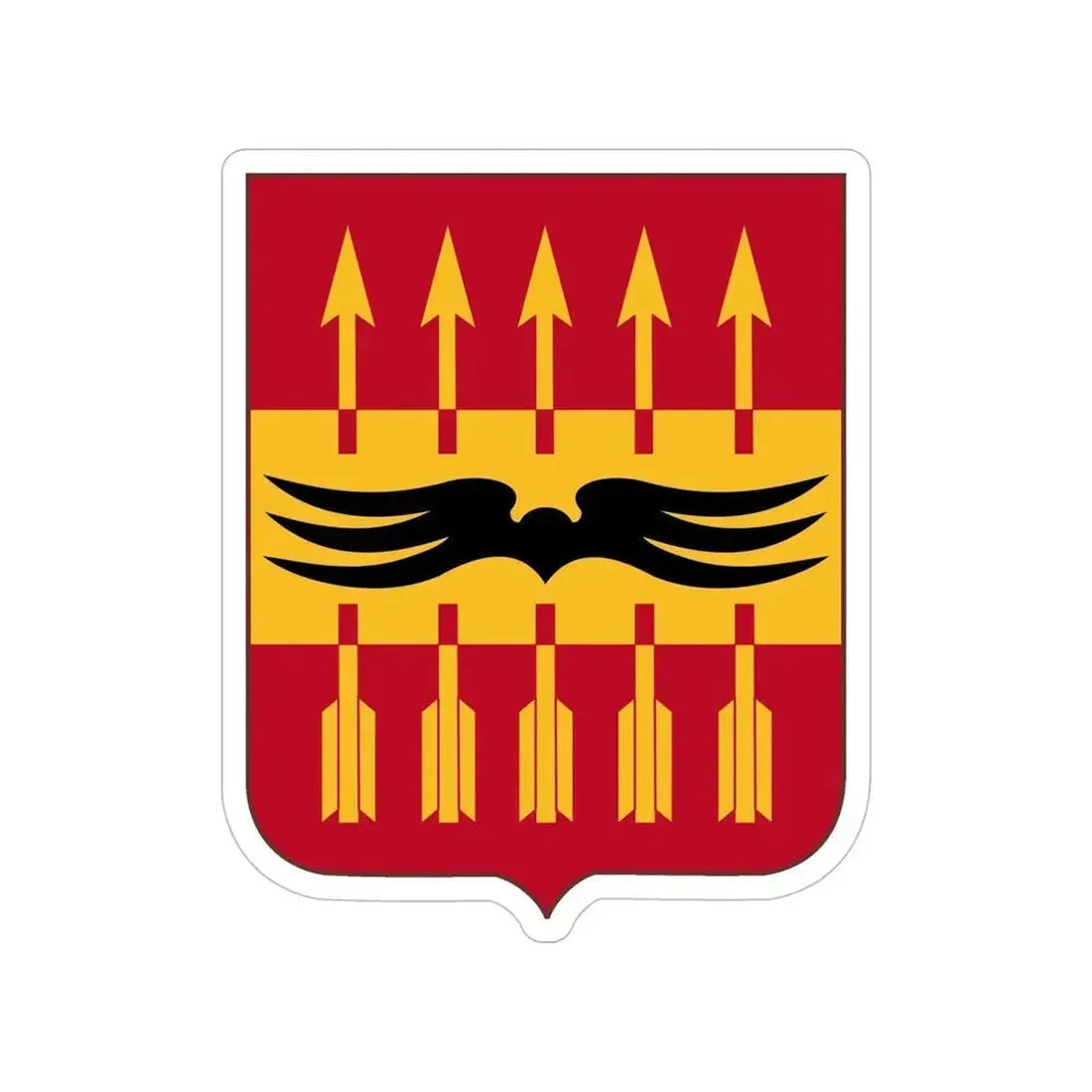 195th Antiaircraft Artillery Battalion v2 (U.S. Army) Transparent STICKER Die-Cut Vinyl Decal 6 Inch - The Sticker Space