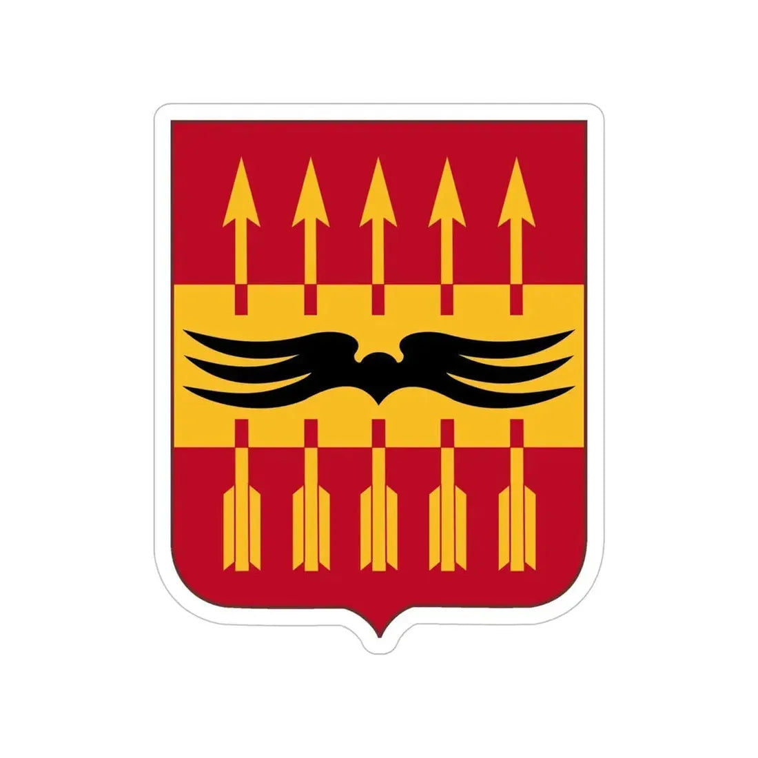 195th Antiaircraft Artillery Battalion v2 (U.S. Army) Transparent STICKER Die-Cut Vinyl Decal - The Sticker Space