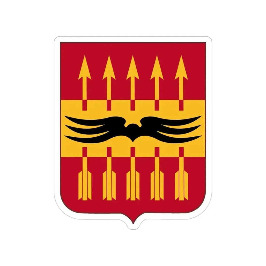 195th Antiaircraft Artillery Battalion v2 (U.S. Army) Transparent STICKER Die-Cut Vinyl Decal - The Sticker Space