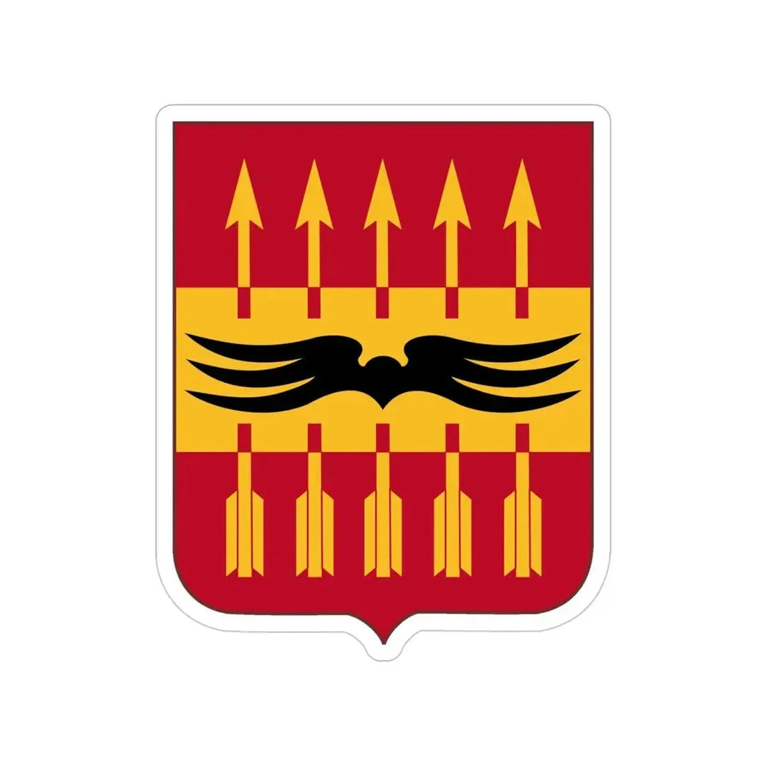 195th Antiaircraft Artillery Battalion v2 (U.S. Army) Transparent STICKER Die-Cut Vinyl Decal - The Sticker Space