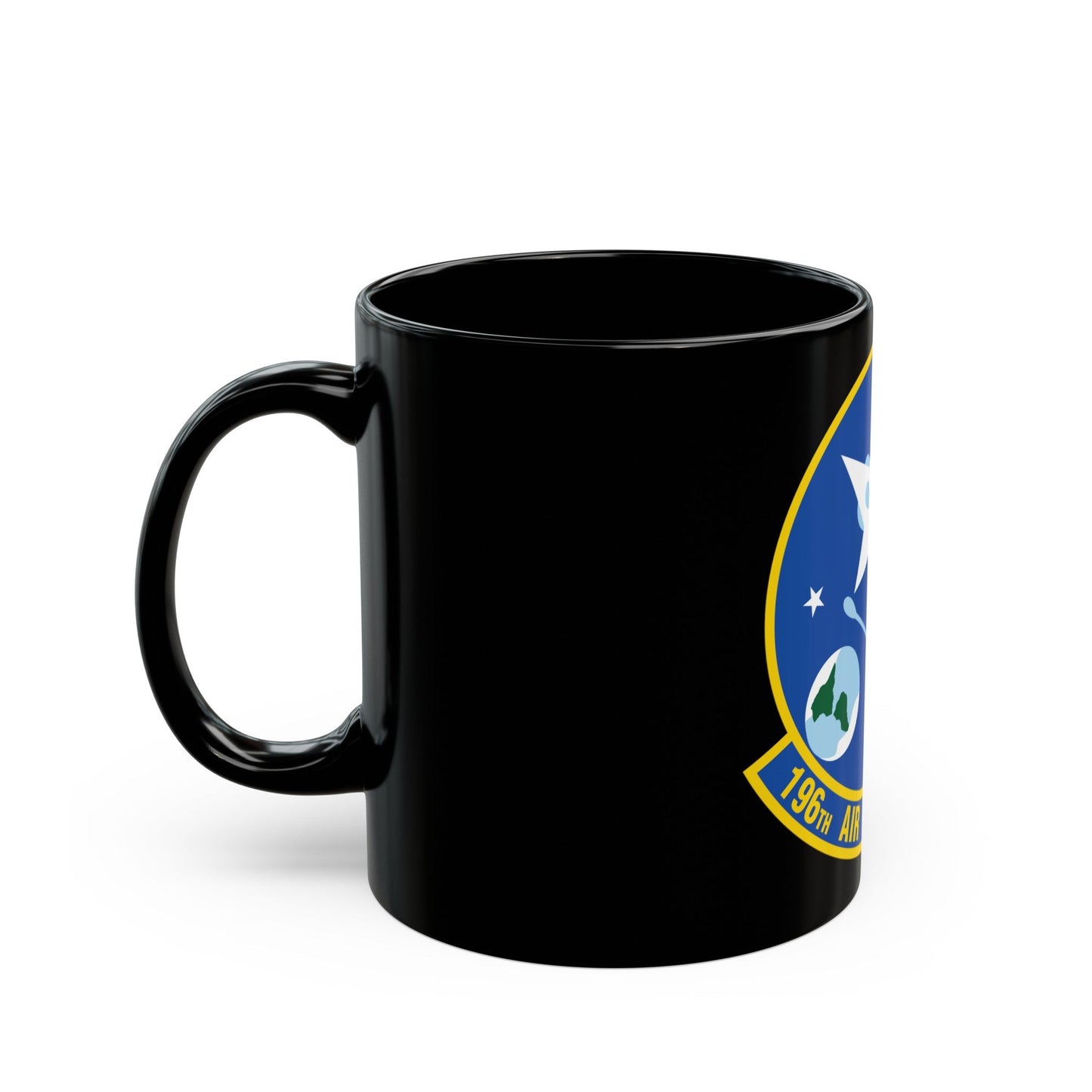 196 Air Refueling Squadron (U.S. Air Force) Black Coffee Mug-The Sticker Space