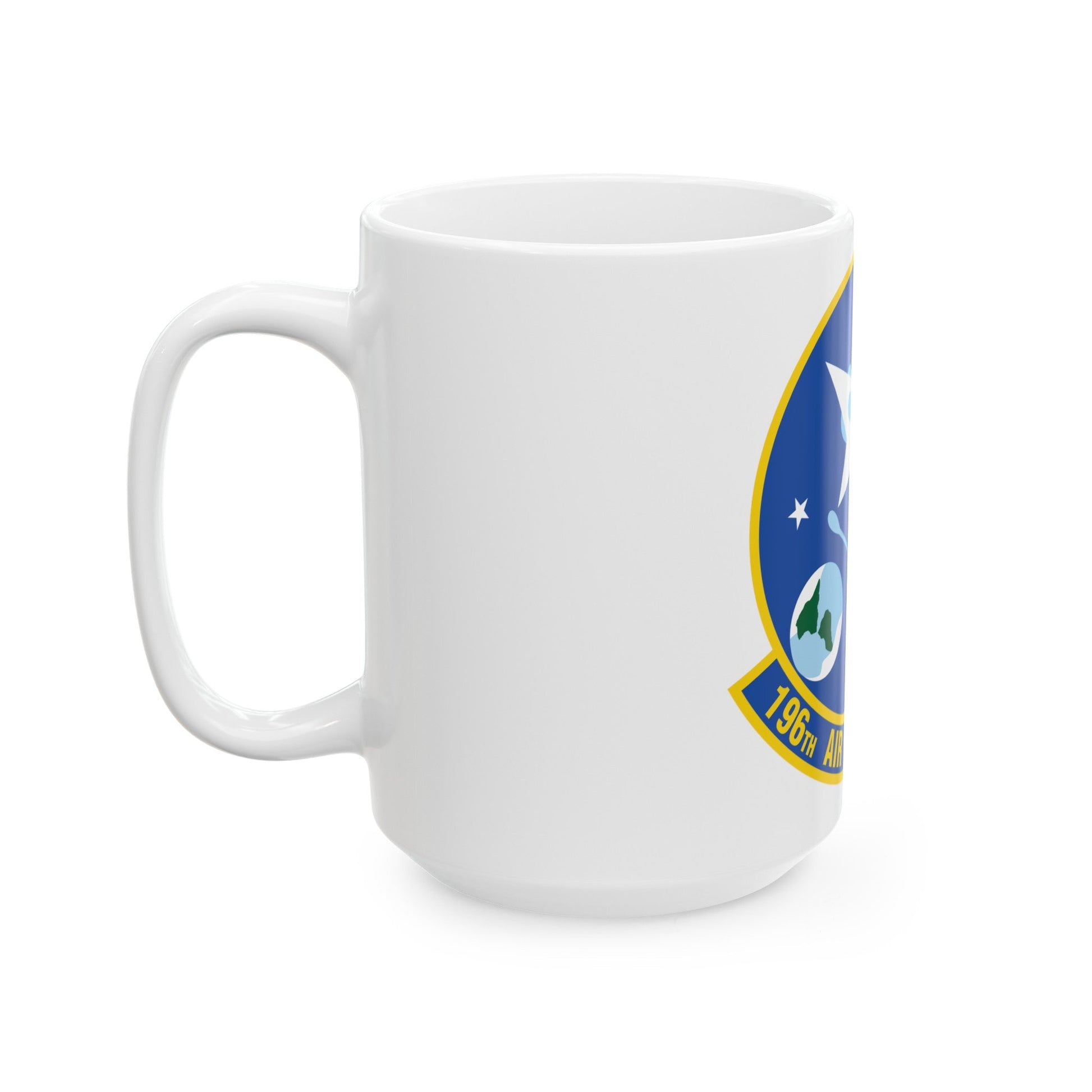 196 Air Refueling Squadron (U.S. Air Force) White Coffee Mug-The Sticker Space