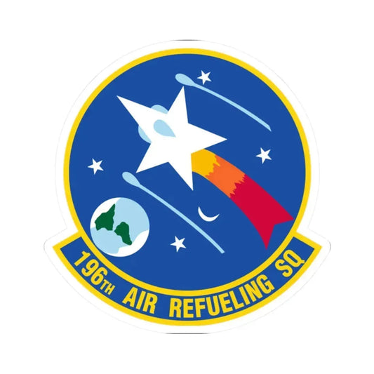 196 Air Refueling Squadron (U.S. Air Force) STICKER Vinyl Kiss-Cut Decal 2 Inch White - The Sticker Space