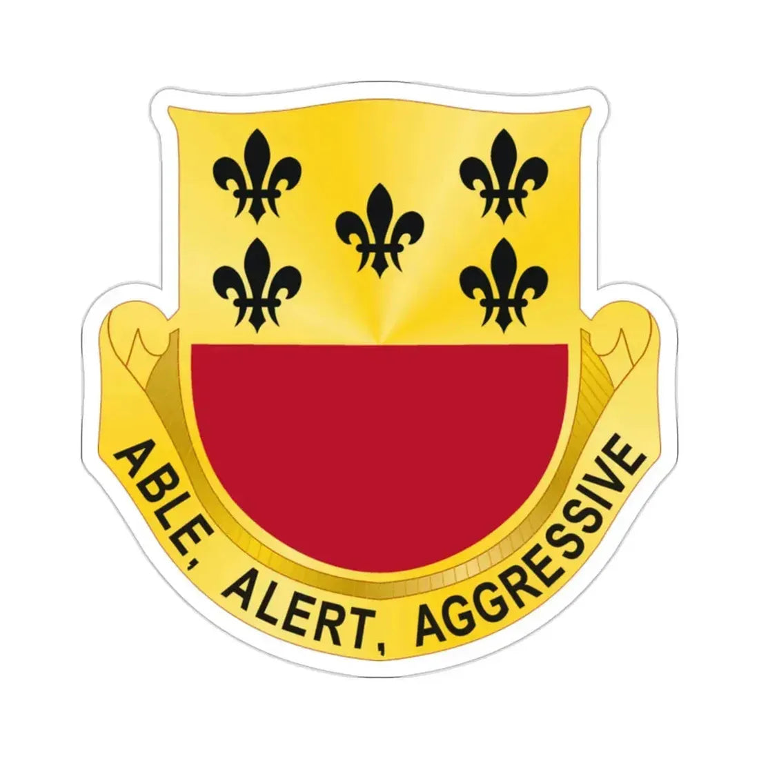 196 Armor Regiment (U.S. Army) STICKER Vinyl Die-Cut Decal 2 Inch - The Sticker Space