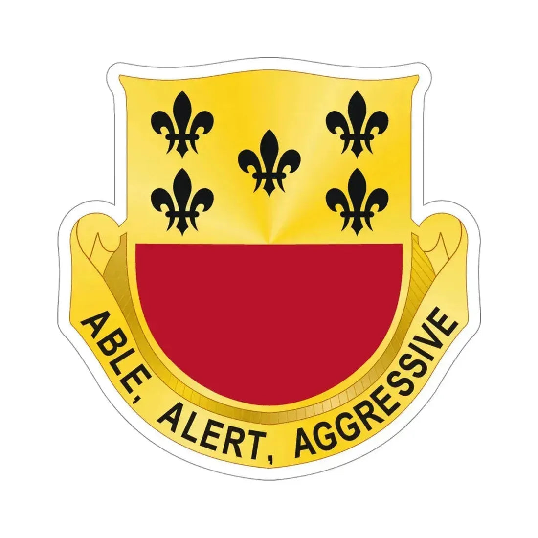 196 Armor Regiment (U.S. Army) STICKER Vinyl Die-Cut Decal 4 Inch - The Sticker Space