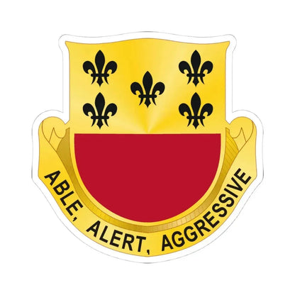 196 Armor Regiment (U.S. Army) STICKER Vinyl Kiss-Cut Decal 4 Inch White - The Sticker Space