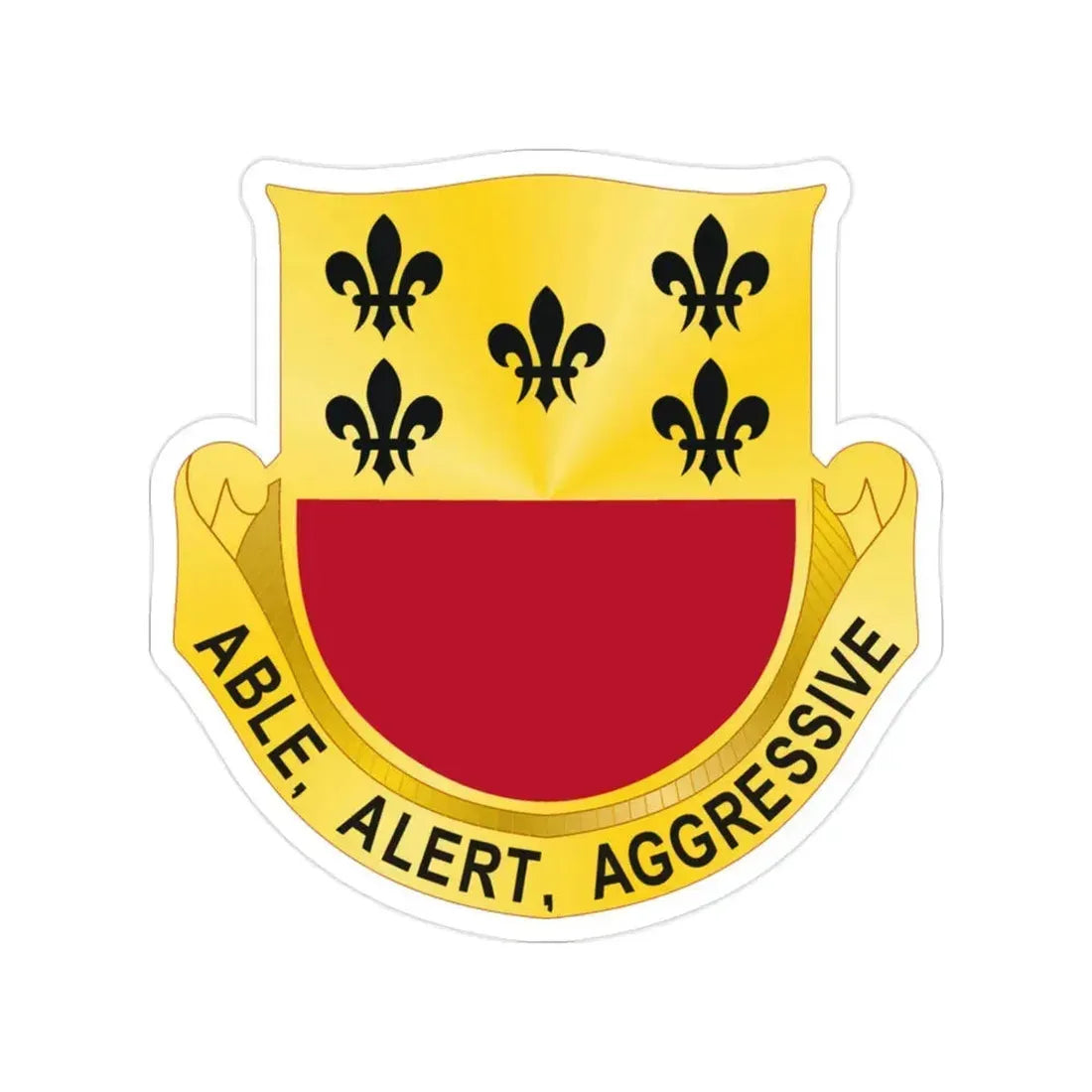 196 Armor Regiment (U.S. Army) Transparent STICKER Die-Cut Vinyl Decal 2 Inch - The Sticker Space