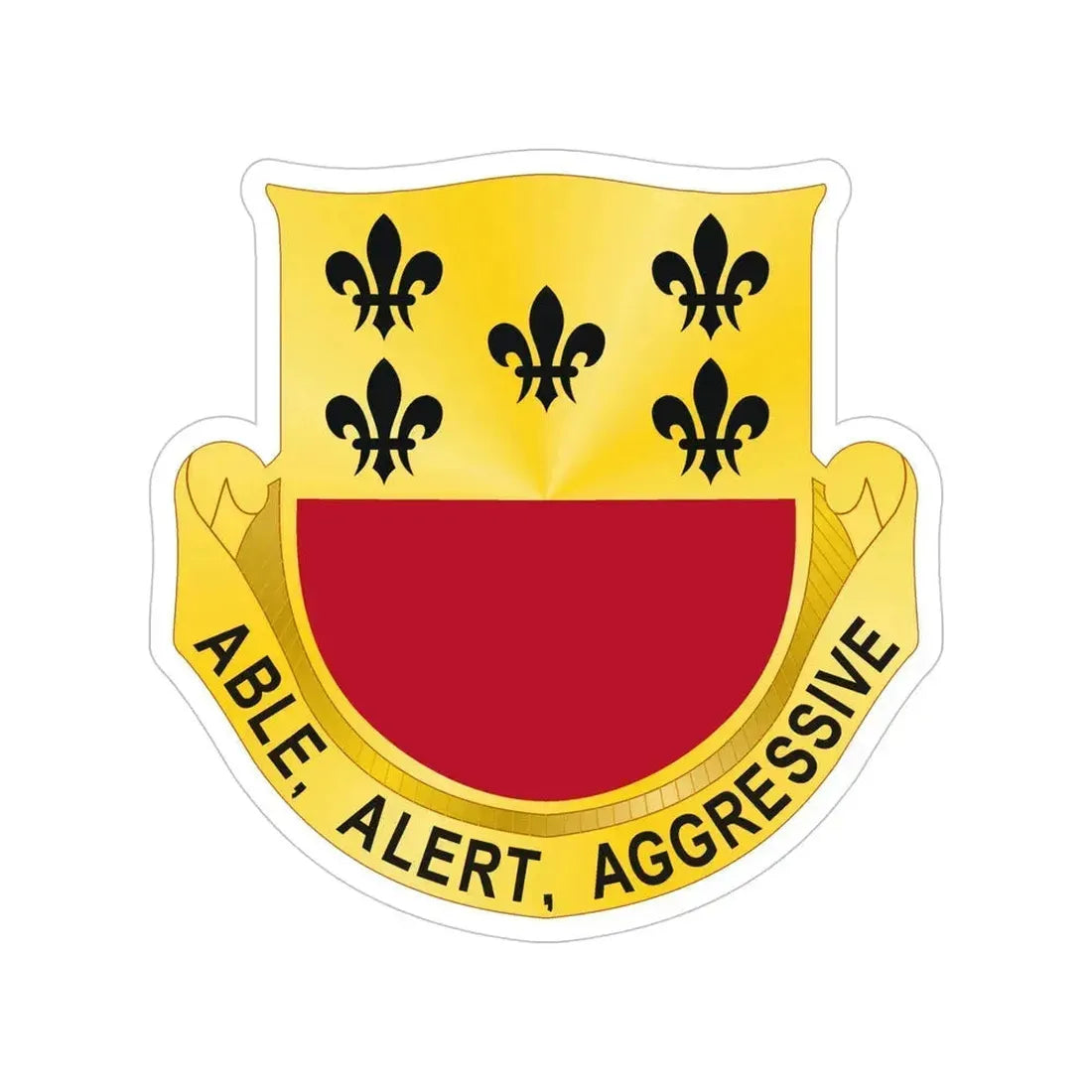 196 Armor Regiment (U.S. Army) Transparent STICKER Die-Cut Vinyl Decal - The Sticker Space