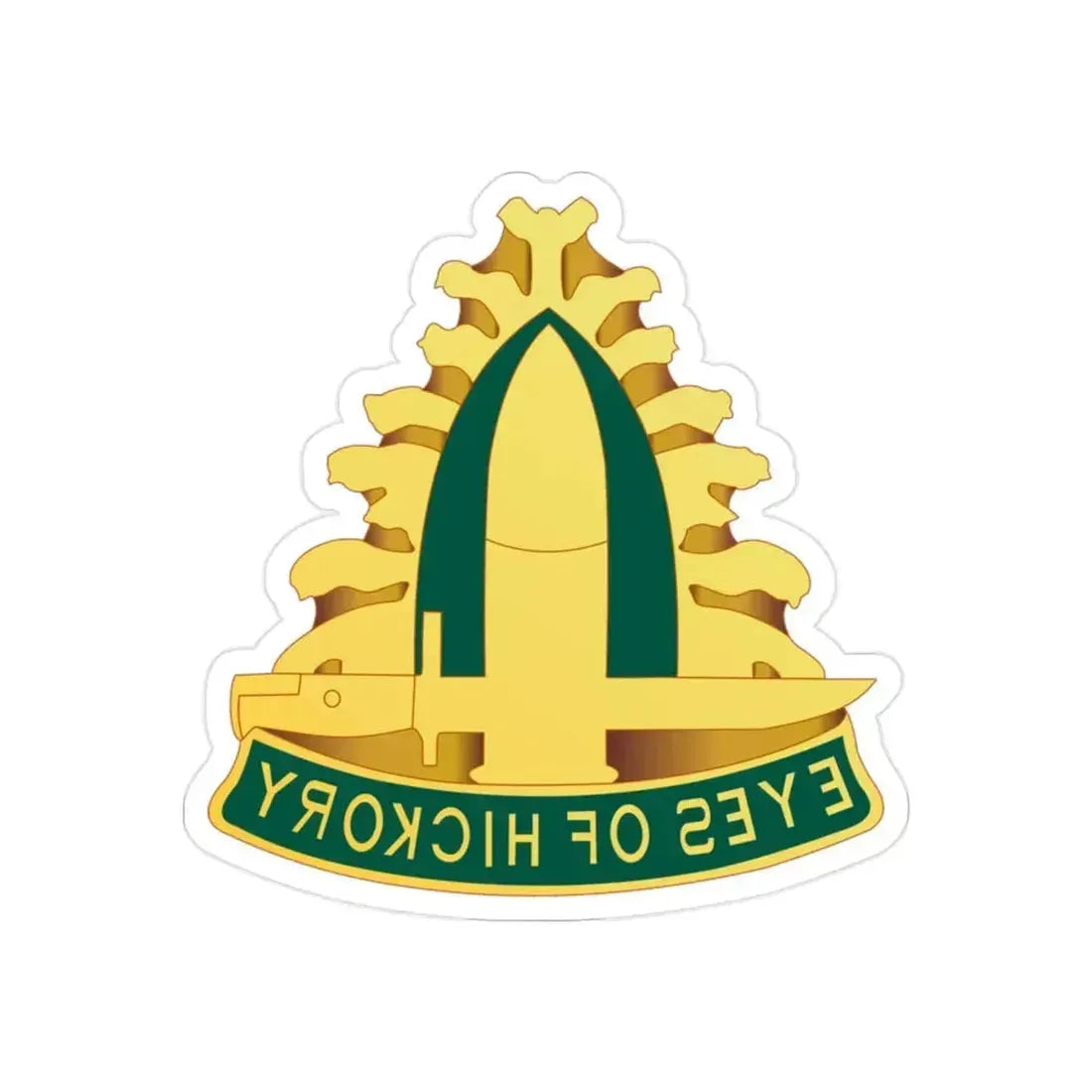 196 Cavalry Regiment (U.S. Army) REVERSE PRINT Transparent Die-Cut STICKER 2 Inch Die-Cut Transparent - The Sticker Space