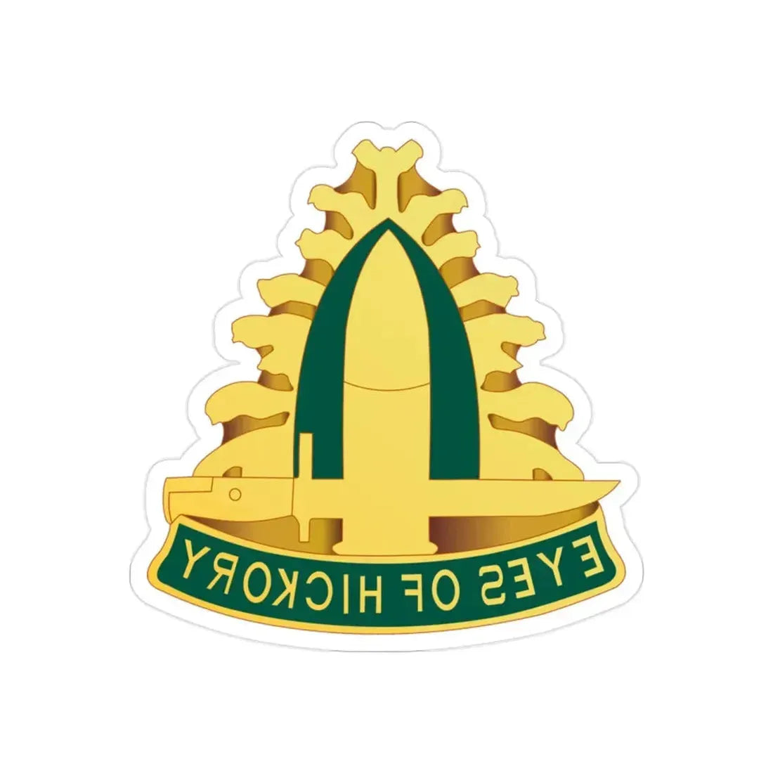 196 Cavalry Regiment (U.S. Army) REVERSE PRINT Transparent Die-Cut STICKER - The Sticker Space