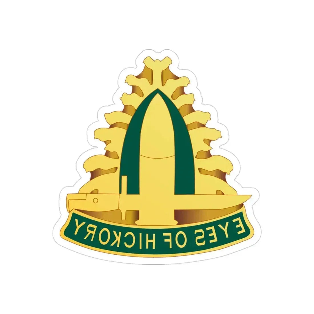 196 Cavalry Regiment (U.S. Army) REVERSE PRINT Transparent Die-Cut STICKER - The Sticker Space