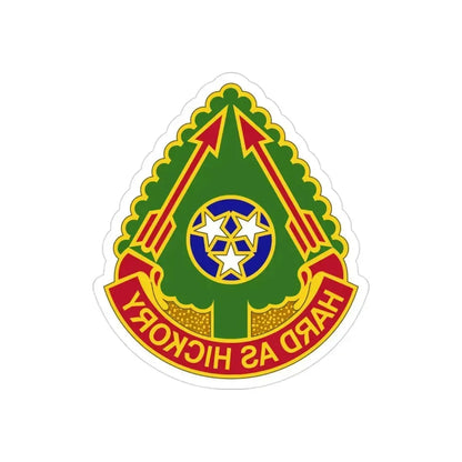 196 Field Artillery Brigade 2 (U.S. Army) REVERSE PRINT Transparent Die-Cut STICKER 3 Inch Die-Cut Transparent - The Sticker Space