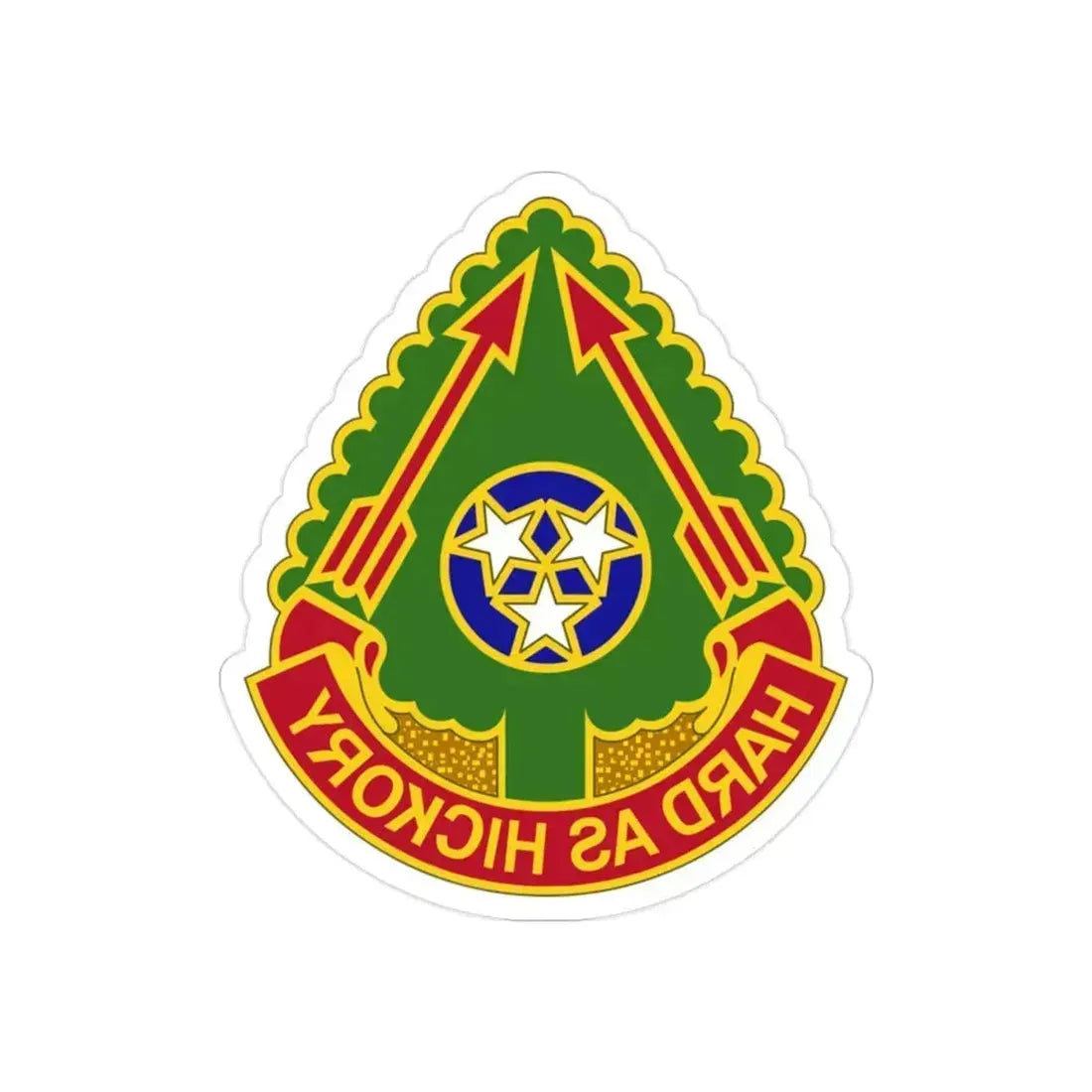 196 Field Artillery Brigade 2 (U.S. Army) REVERSE PRINT Transparent Die-Cut STICKER - The Sticker Space