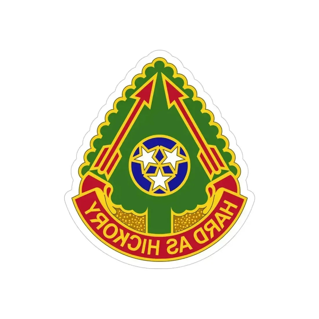 196 Field Artillery Brigade 2 (U.S. Army) REVERSE PRINT Transparent Die-Cut STICKER - The Sticker Space