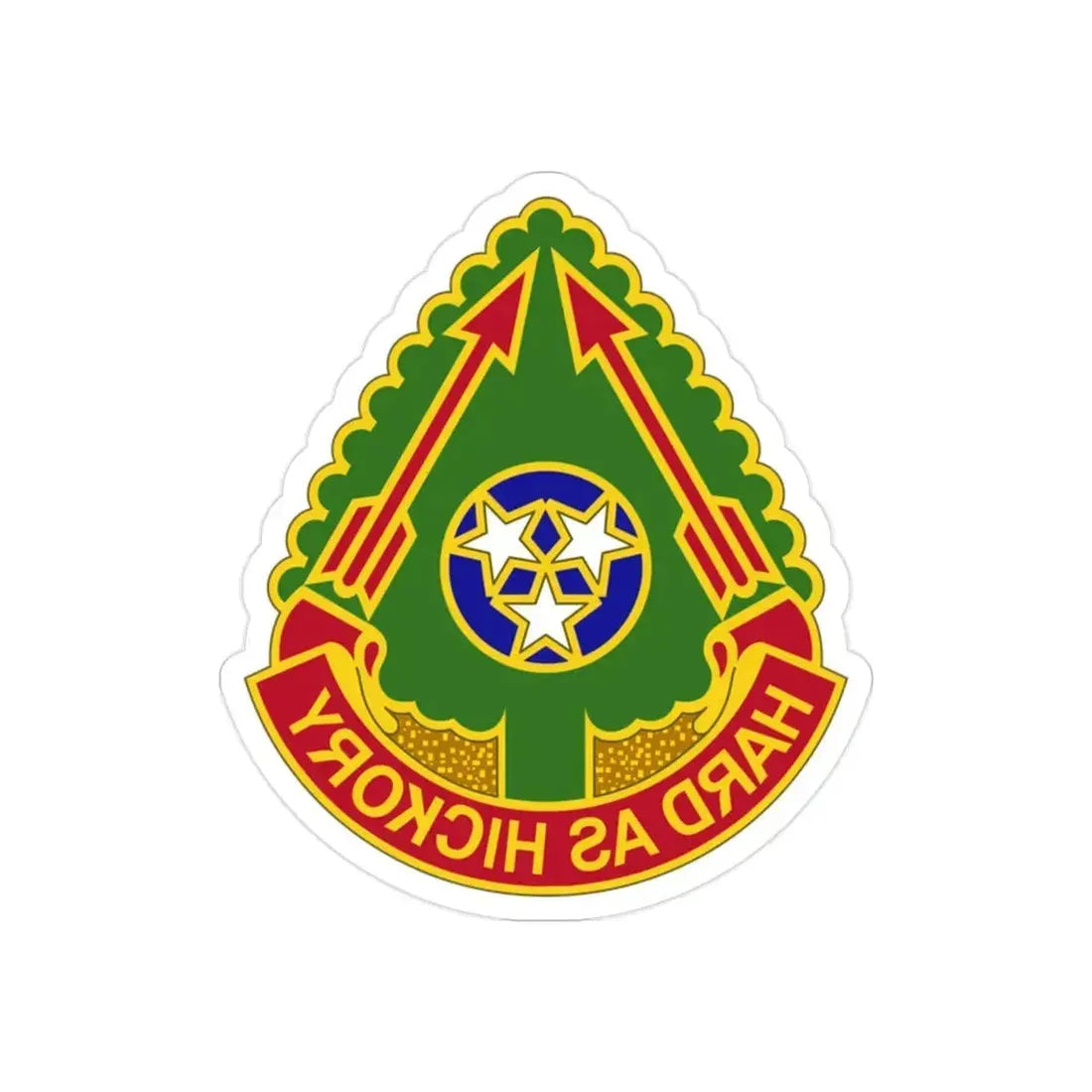 196 Field Artillery Brigade 2 (U.S. Army) REVERSE PRINT Transparent Die-Cut STICKER - The Sticker Space