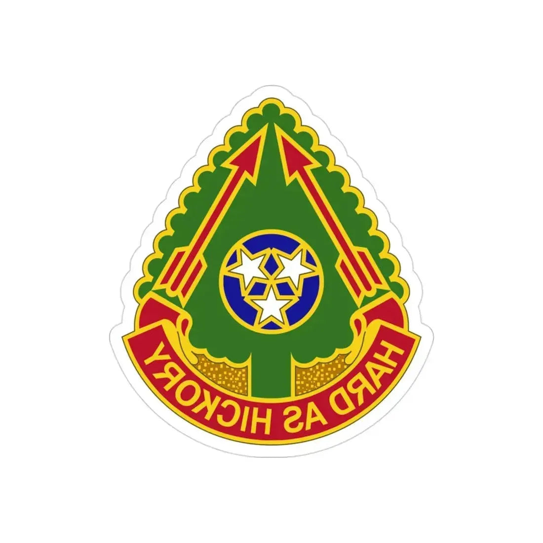 196 Field Artillery Brigade 2 (U.S. Army) REVERSE PRINT Transparent Die-Cut STICKER - The Sticker Space