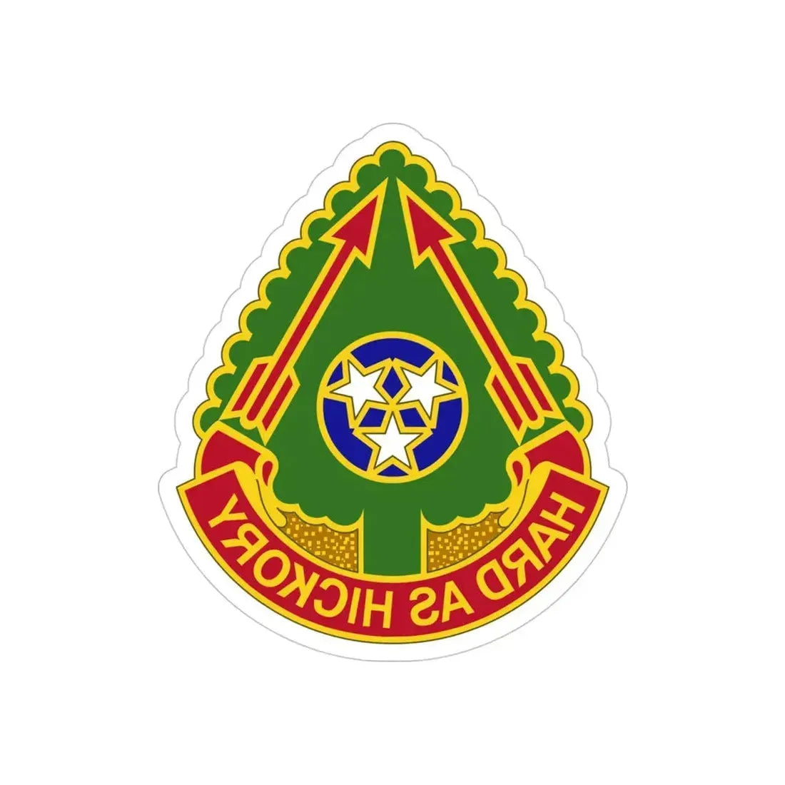 196 Field Artillery Brigade 2 (U.S. Army) REVERSE PRINT Transparent Die-Cut STICKER - The Sticker Space