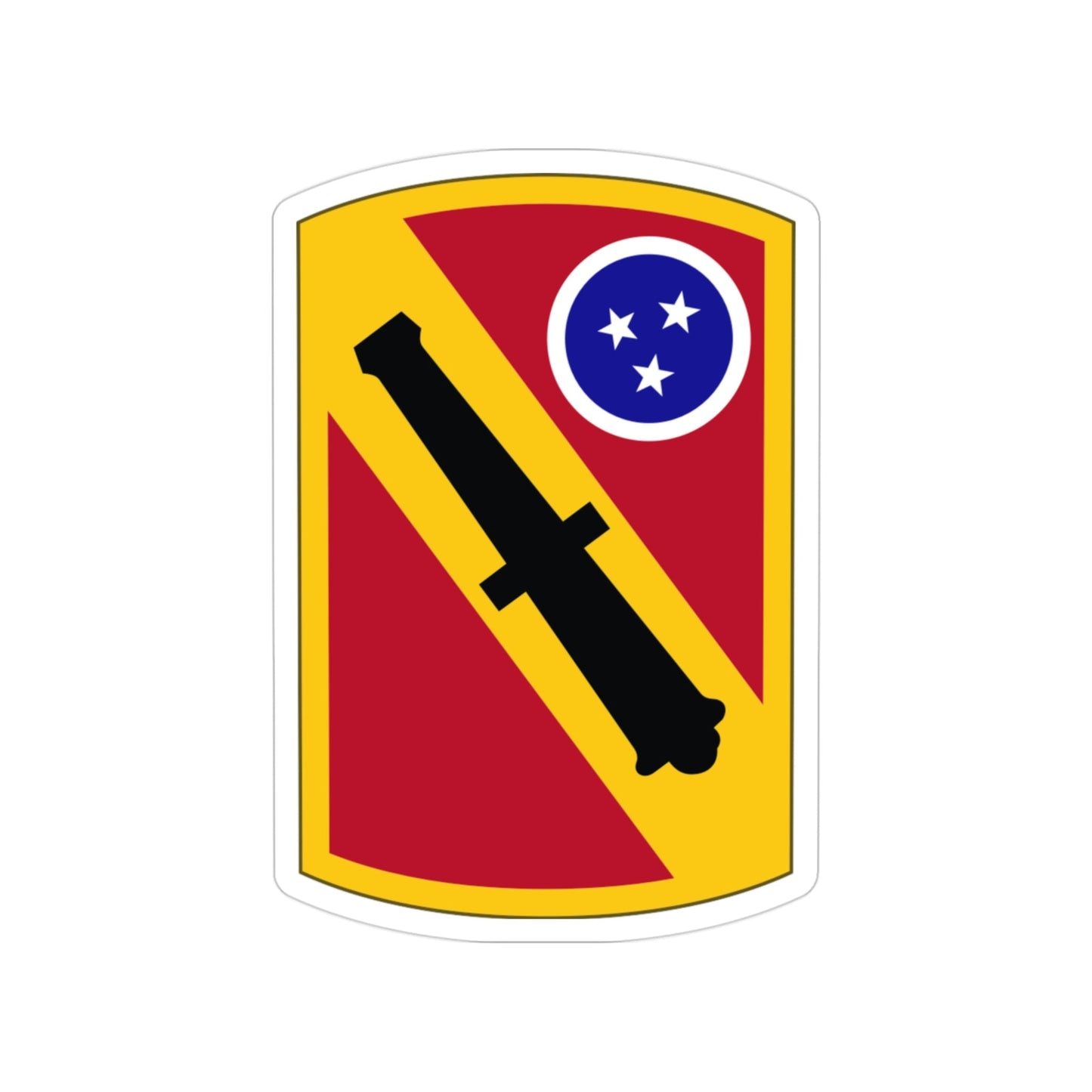 196 Field Artillery Brigade (U.S. Army) Transparent STICKER Die-Cut Vinyl Decal-3 Inch-The Sticker Space