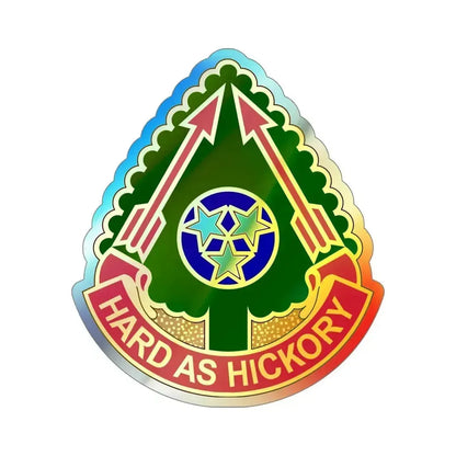 196 Field Artillery Brigade v2 (U.S. Army) Holographic STICKER Die-Cut Vinyl Decal 5 Inch Holographic - The Sticker Space