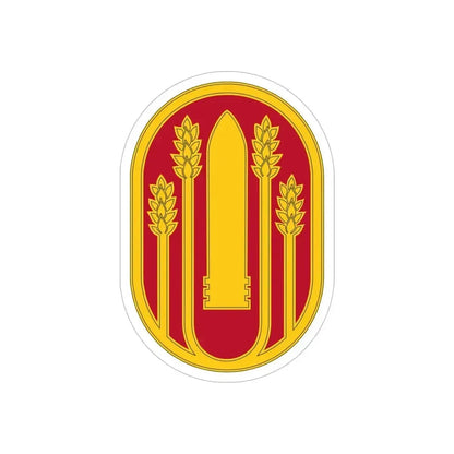 196 Maneuver Enhancement Brigade (U.S. Army) REVERSE PRINT Transparent Die-Cut STICKER 6 Inch Die-Cut Transparent - The Sticker Space