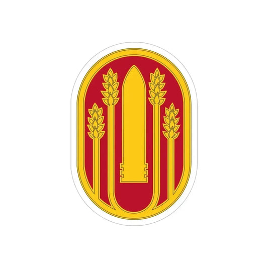 196 Maneuver Enhancement Brigade (U.S. Army) REVERSE PRINT Transparent Die-Cut STICKER 6 Inch Die-Cut Transparent - The Sticker Space