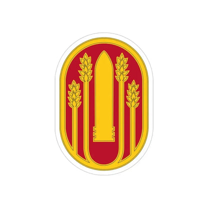 196 Maneuver Enhancement Brigade (U.S. Army) REVERSE PRINT Transparent Die-Cut STICKER - The Sticker Space