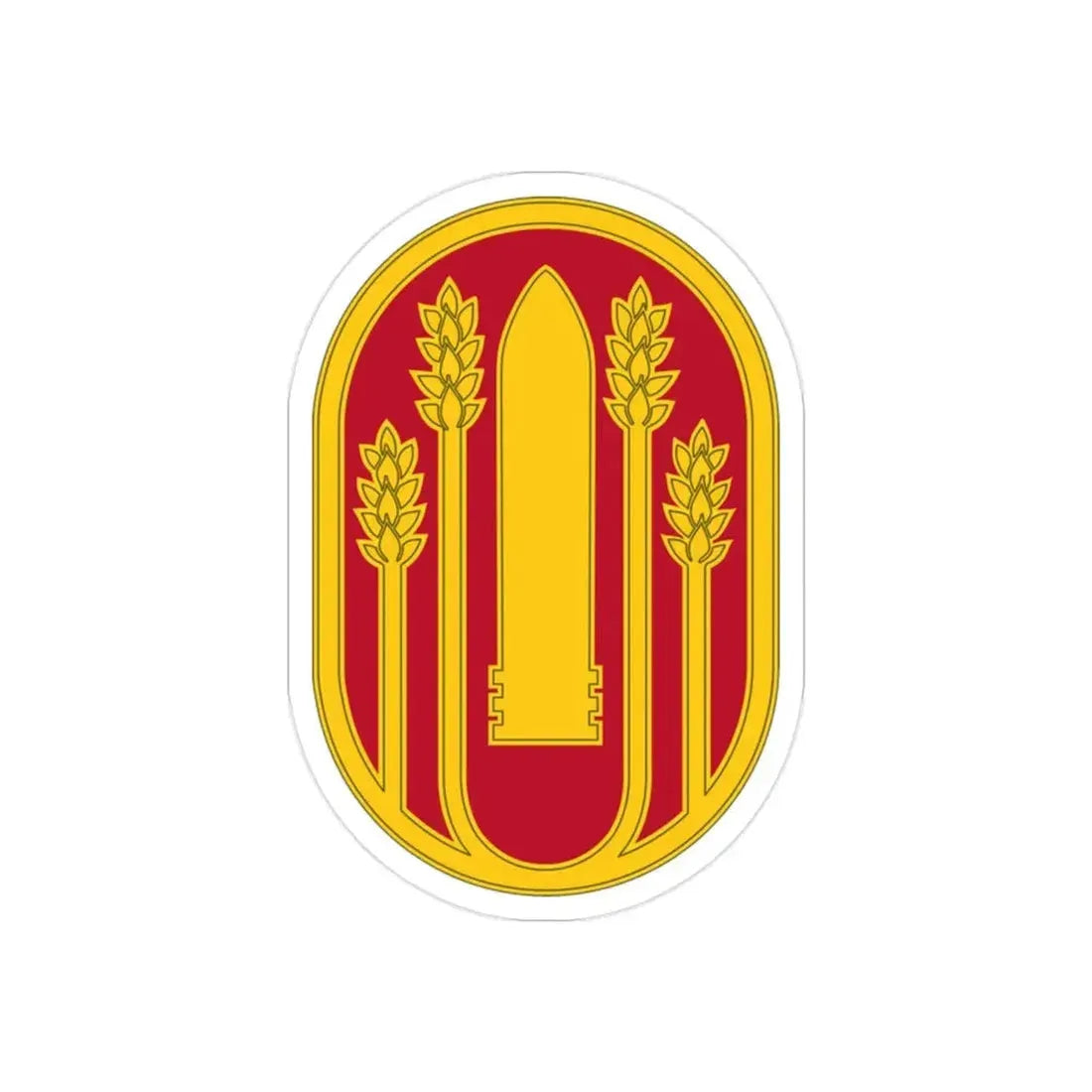 196 Maneuver Enhancement Brigade (U.S. Army) REVERSE PRINT Transparent Die-Cut STICKER - The Sticker Space