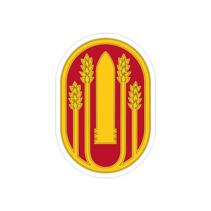 196 Maneuver Enhancement Brigade (U.S. Army) REVERSE PRINT Transparent Die-Cut STICKER - The Sticker Space