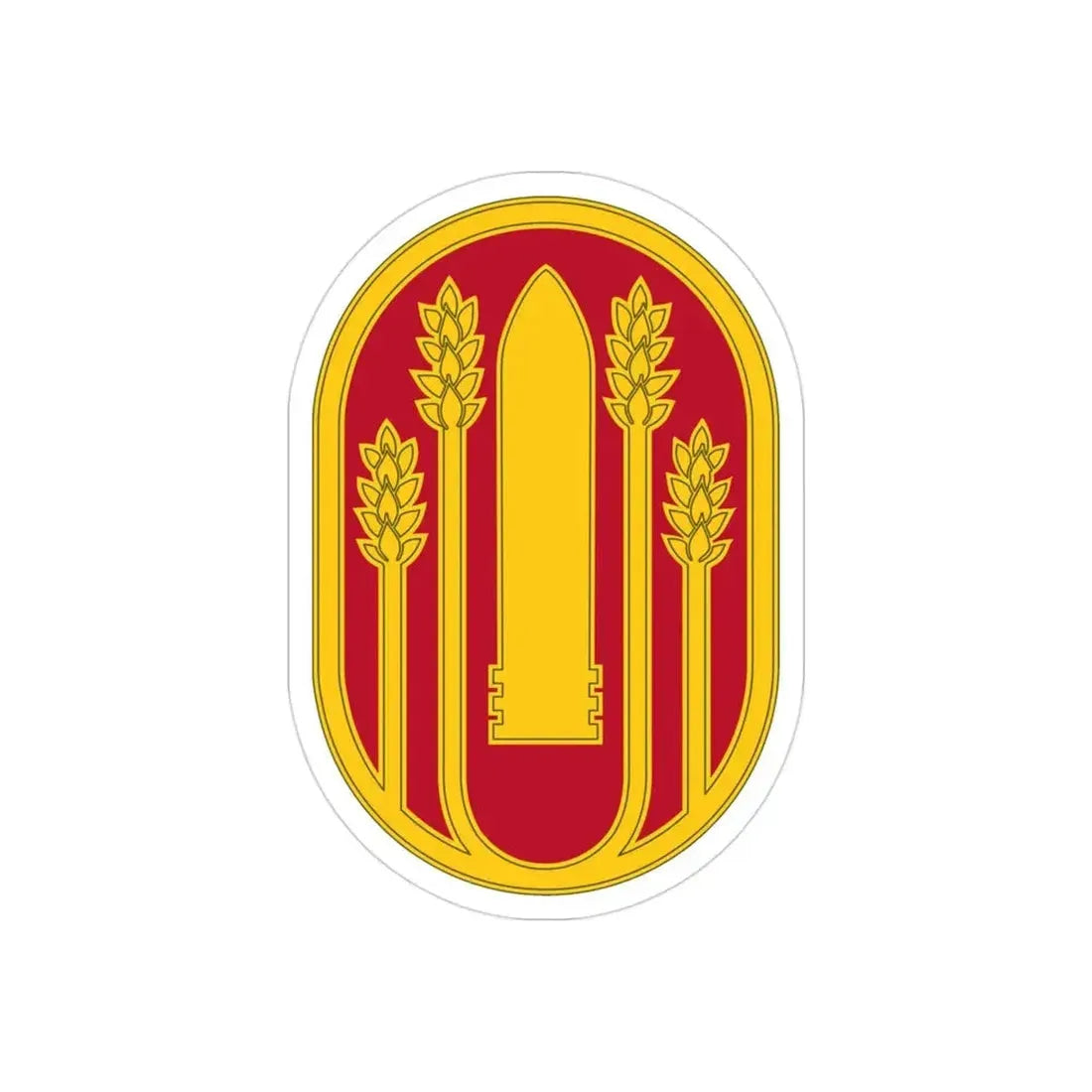 196 Maneuver Enhancement Brigade (U.S. Army) REVERSE PRINT Transparent Die-Cut STICKER - The Sticker Space