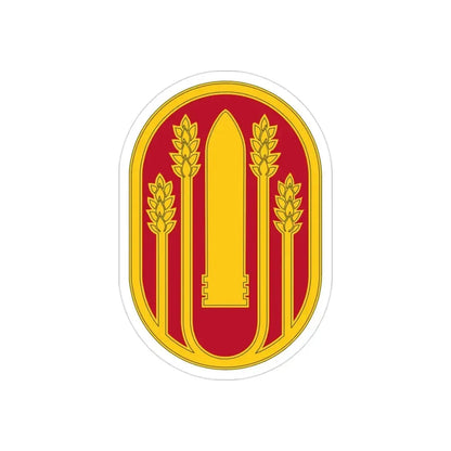 196 Maneuver Enhancement Brigade (U.S. Army) REVERSE PRINT Transparent Die-Cut STICKER - The Sticker Space