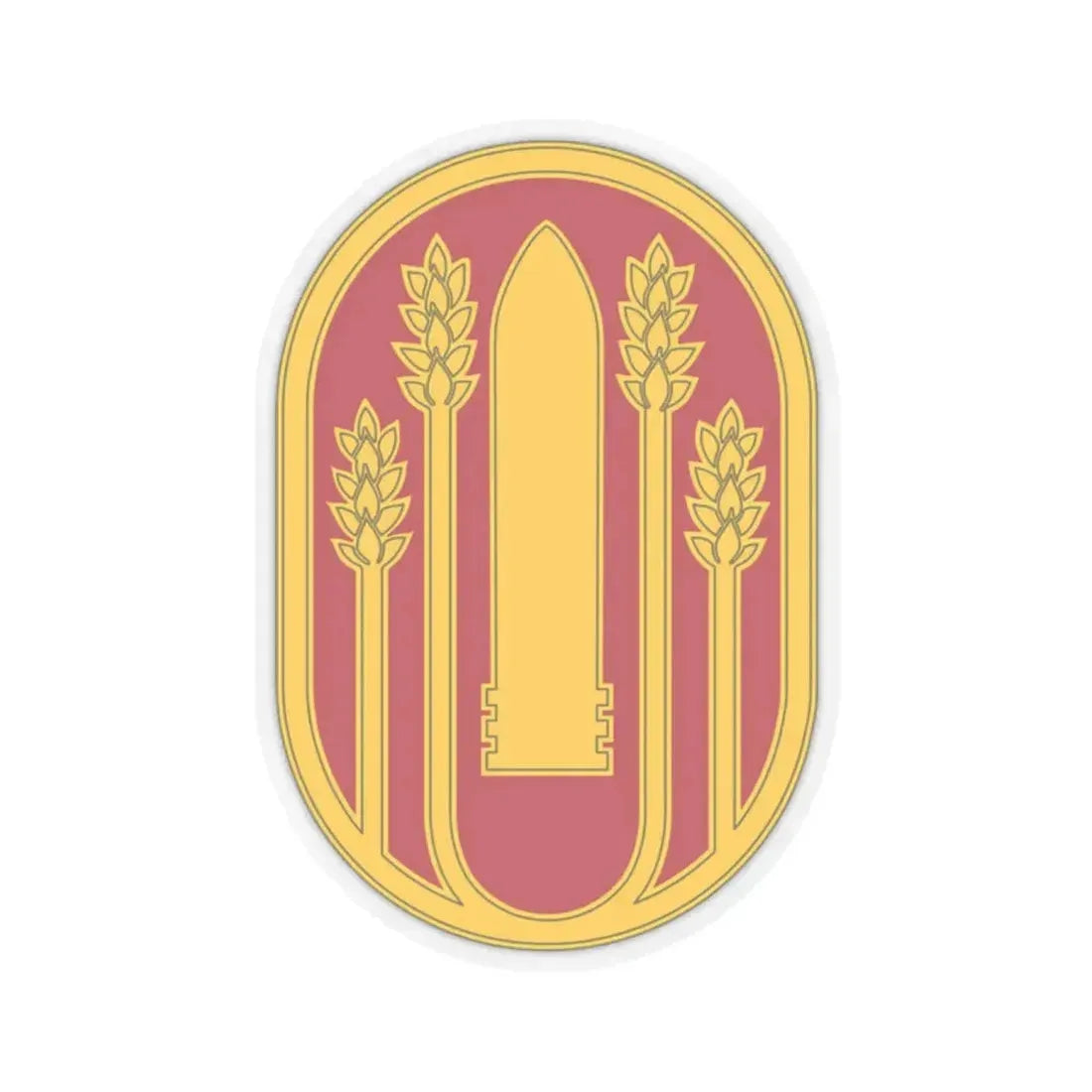 196 Maneuver Enhancement Brigade (U.S. Army) STICKER Vinyl Kiss-Cut Decal 2 Inch Transparent - The Sticker Space