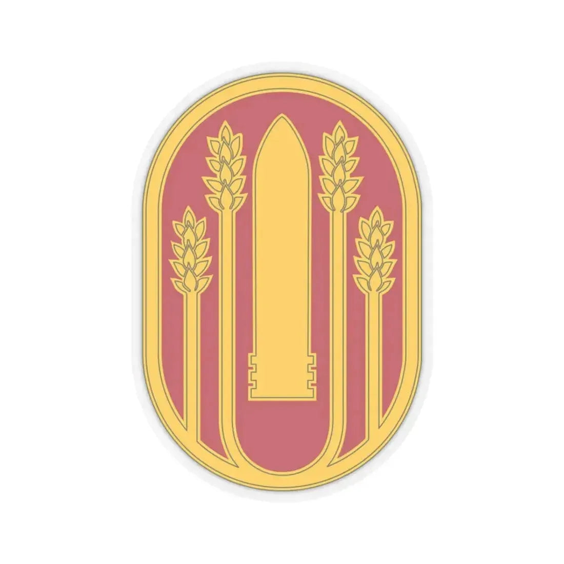 196 Maneuver Enhancement Brigade (U.S. Army) STICKER Vinyl Kiss-Cut Decal 3 Inch Transparent - The Sticker Space