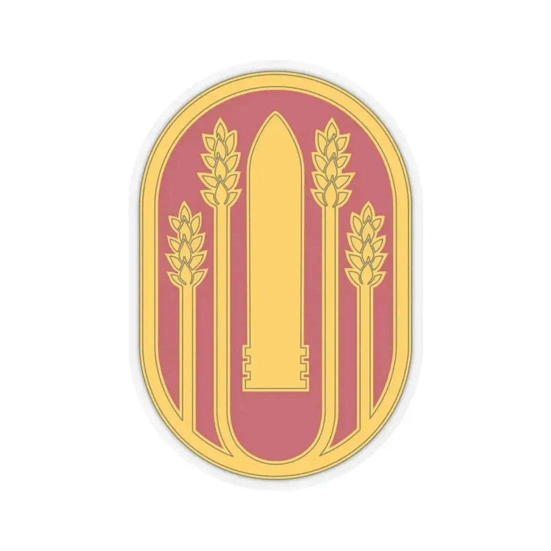 196 Maneuver Enhancement Brigade (U.S. Army) STICKER Vinyl Kiss-Cut Decal 4 Inch Transparent - The Sticker Space