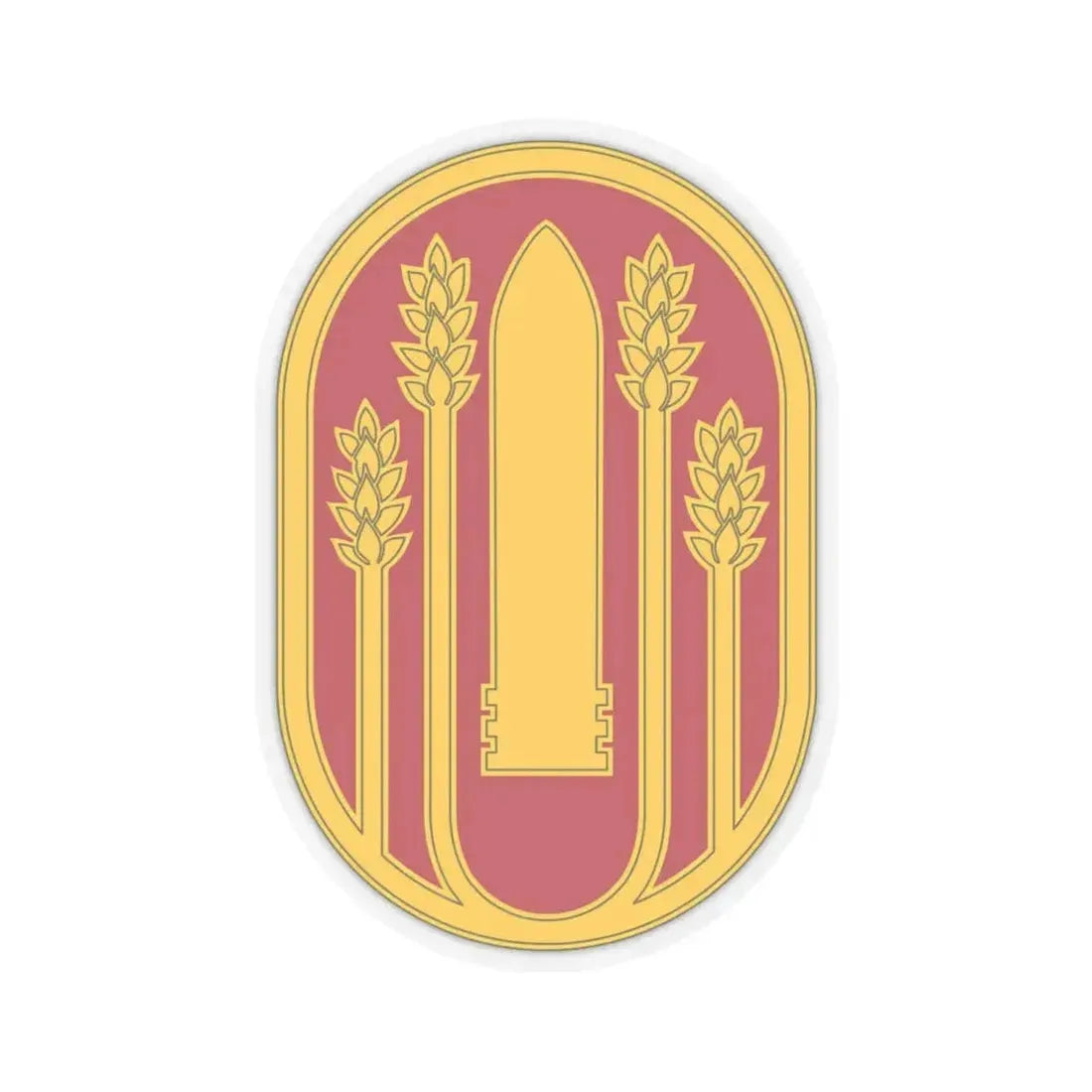 196 Maneuver Enhancement Brigade (U.S. Army) STICKER Vinyl Kiss-Cut Decal 6 Inch Transparent - The Sticker Space