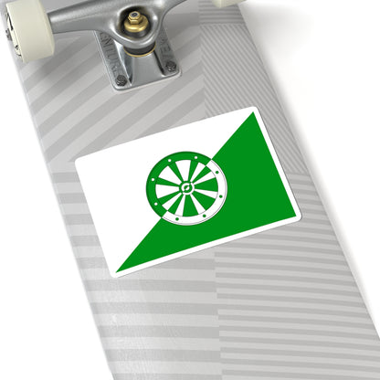 Flag of Karasuk Novosibirsk oblast (Russia) STICKER Vinyl Kiss-Cut Decal