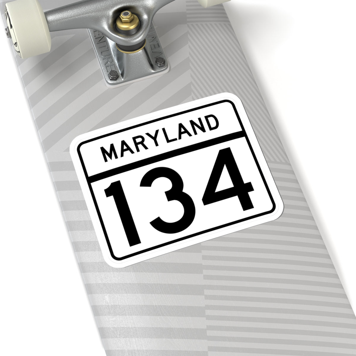 MD Route 134 (Maryland) (Road Sign) STICKER Vinyl Kiss-Cut Decal