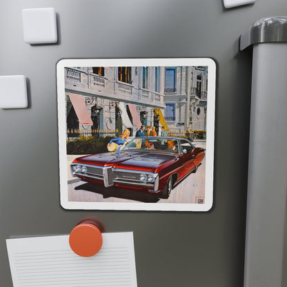 1967 Pontiac ad (Magazine Illustration) Refrigerator Magnet-The Sticker Space