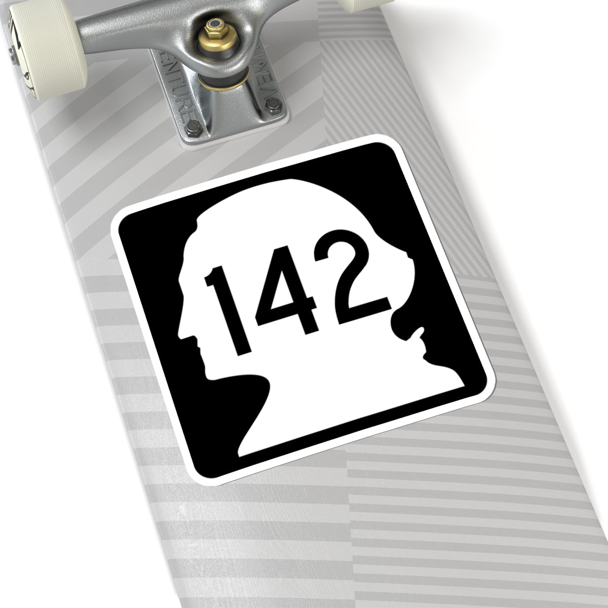 WA-142 (Washington) (Road Sign) STICKER Vinyl Kiss-Cut Decal